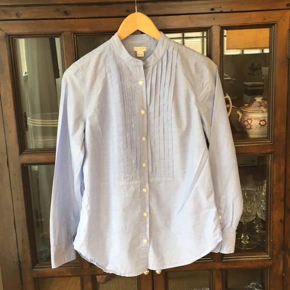 J. Crew Tops - J. Crew Tuxedo Shirt